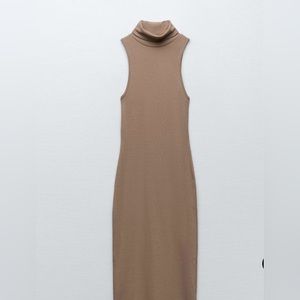 Zara Fitted Midi Dress